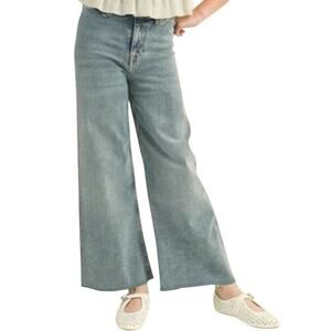 HEART & ARROW Girls Wide Leg Jeans Size 10 Medium Wash